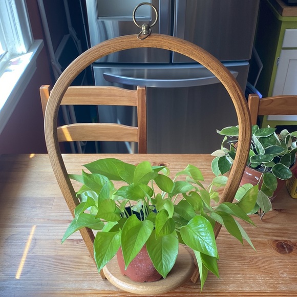 Vintage Wooden Plant Hanger